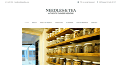 Desktop Screenshot of needlesandtea.com